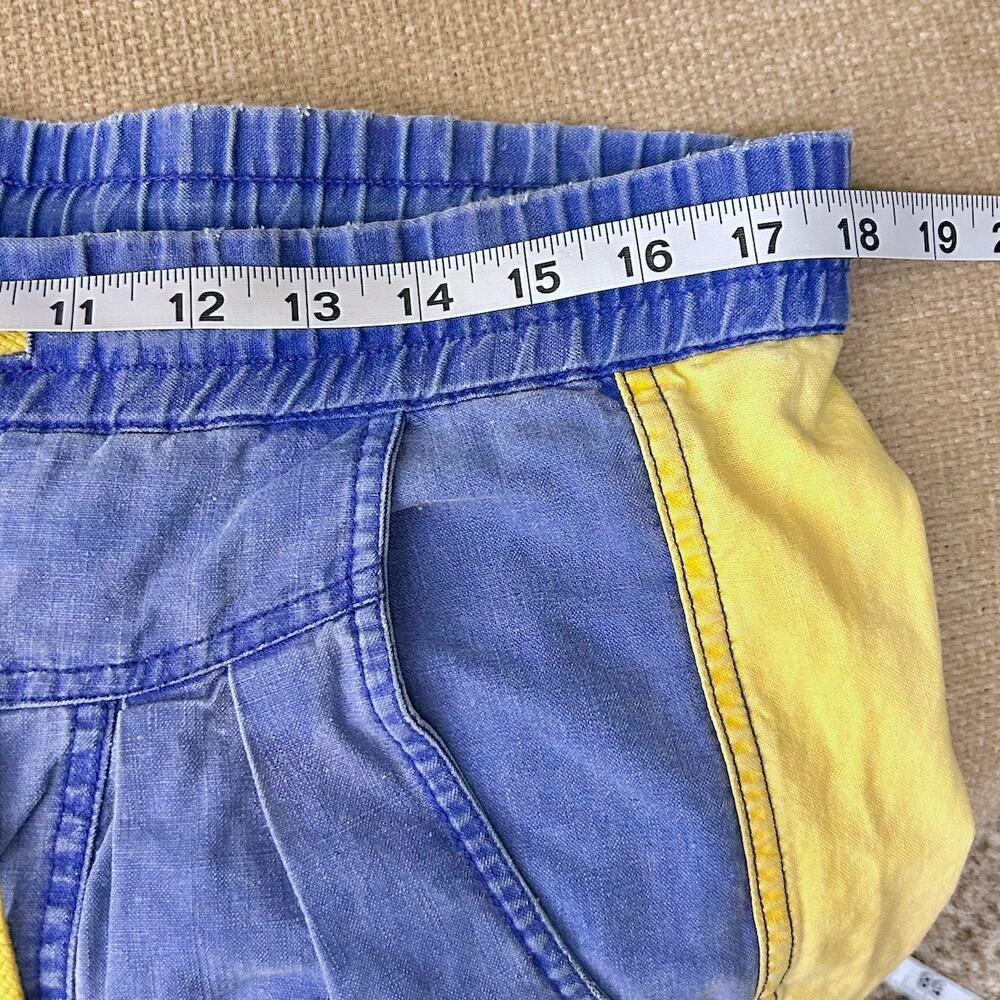 Vintage 80s PREPPY Gitano Colorblock Mens Shorts Size Medium Fisherman - Picture 6 of 6